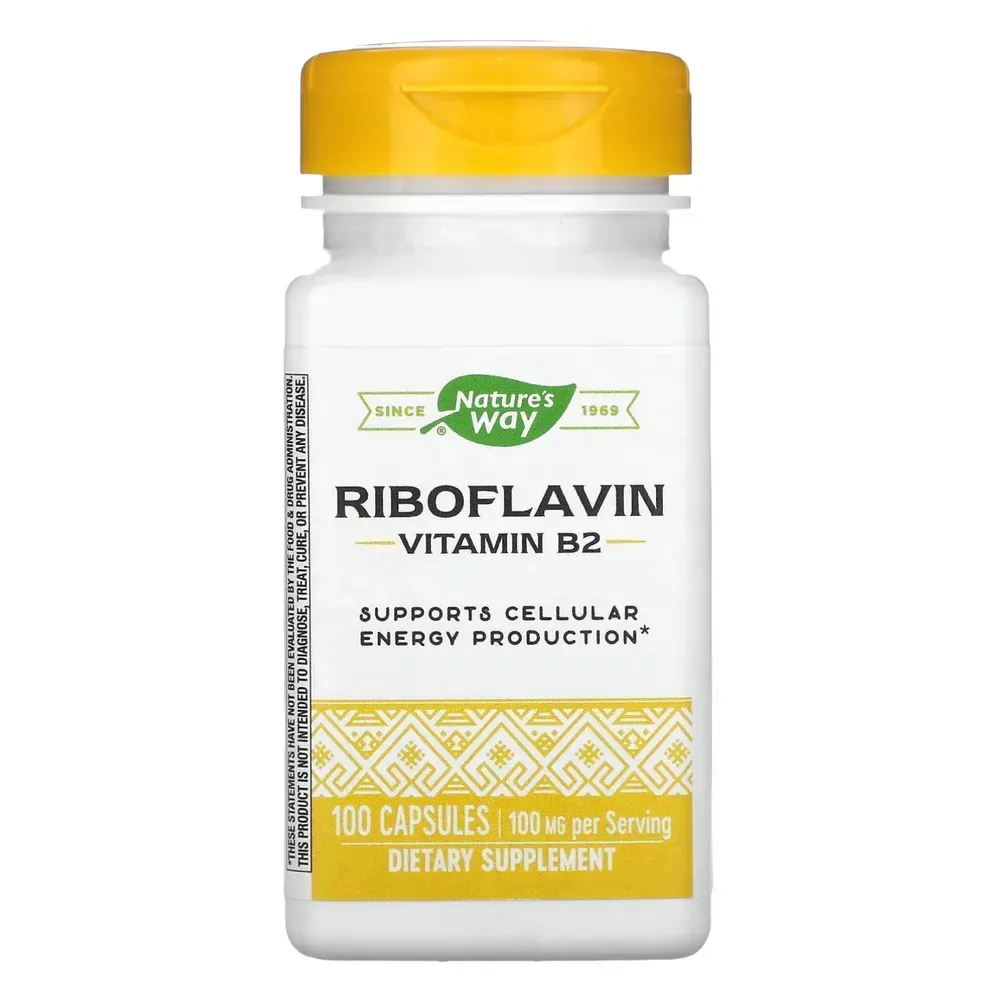 Riboflavin Vitamin B2 - 100 caps