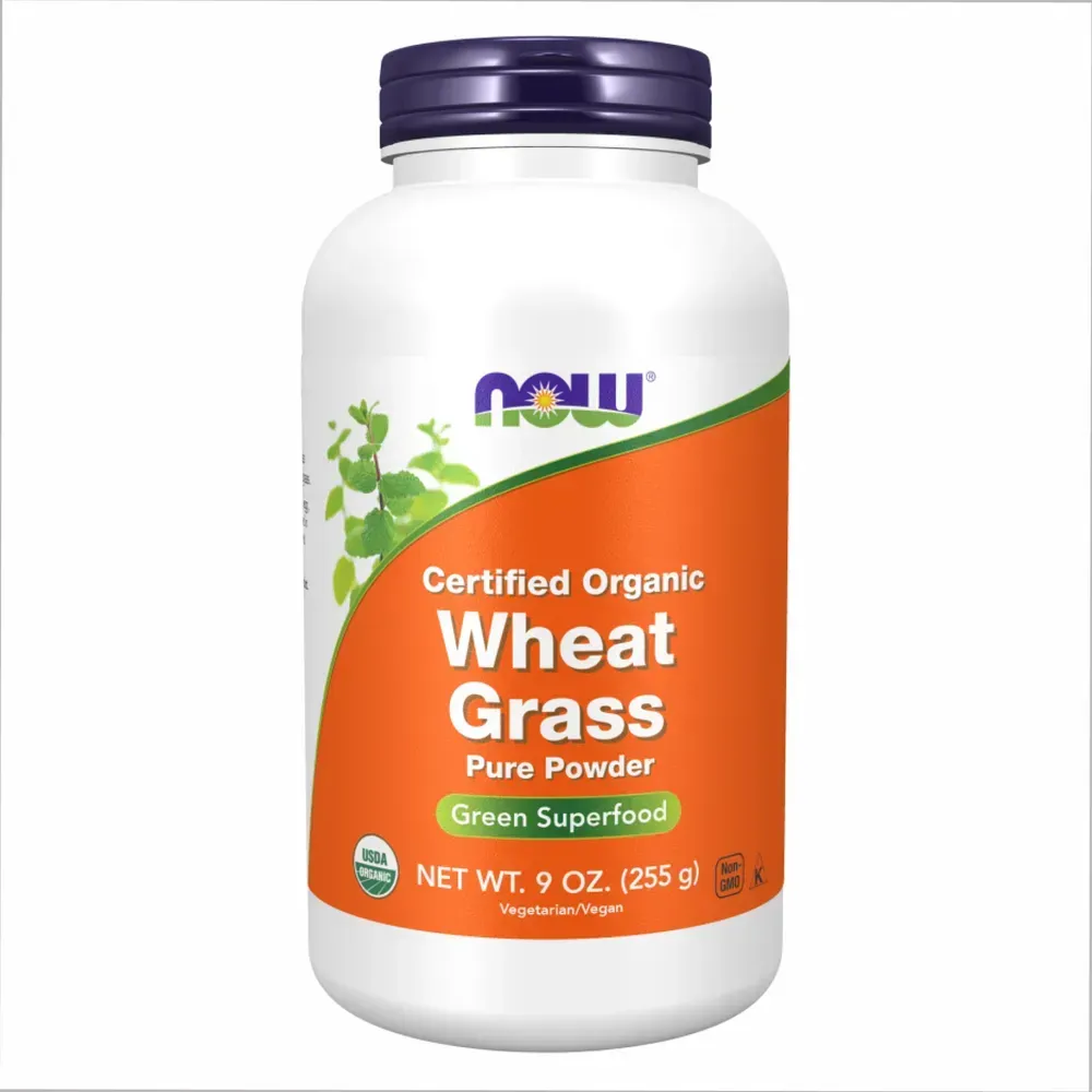 NOW Foods Wheat Grass Powder Organic - 9oz