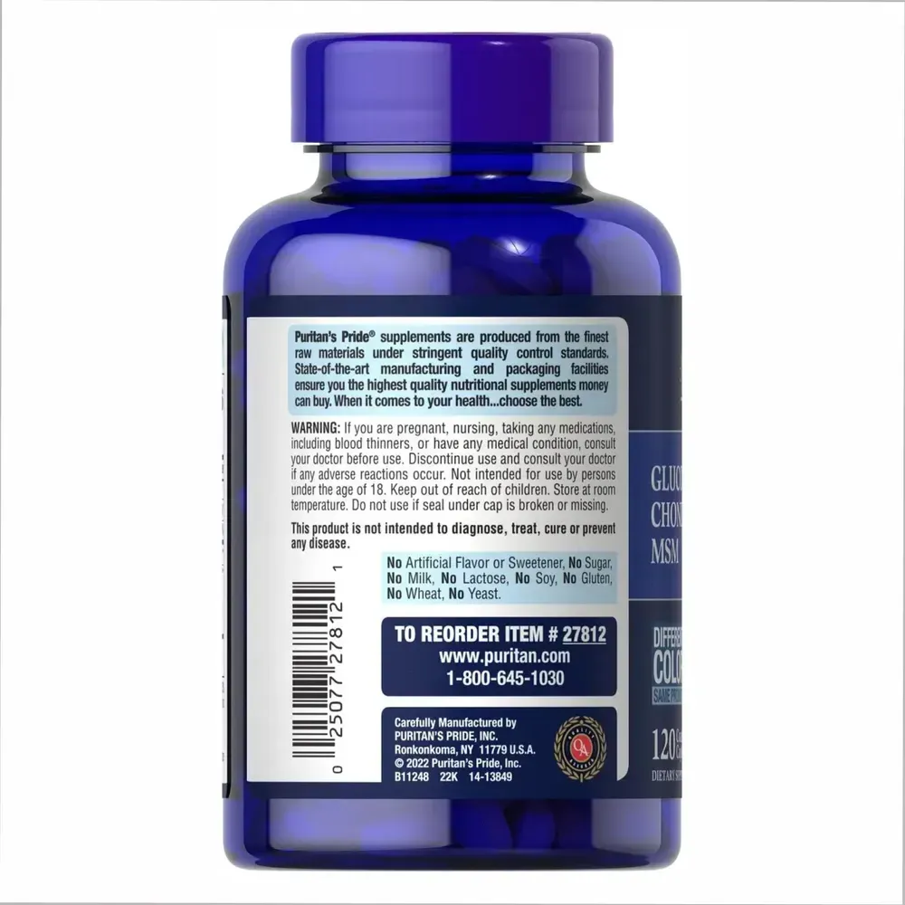 Glucosamine Chondroitin MSM Double Strength - 120 caps
