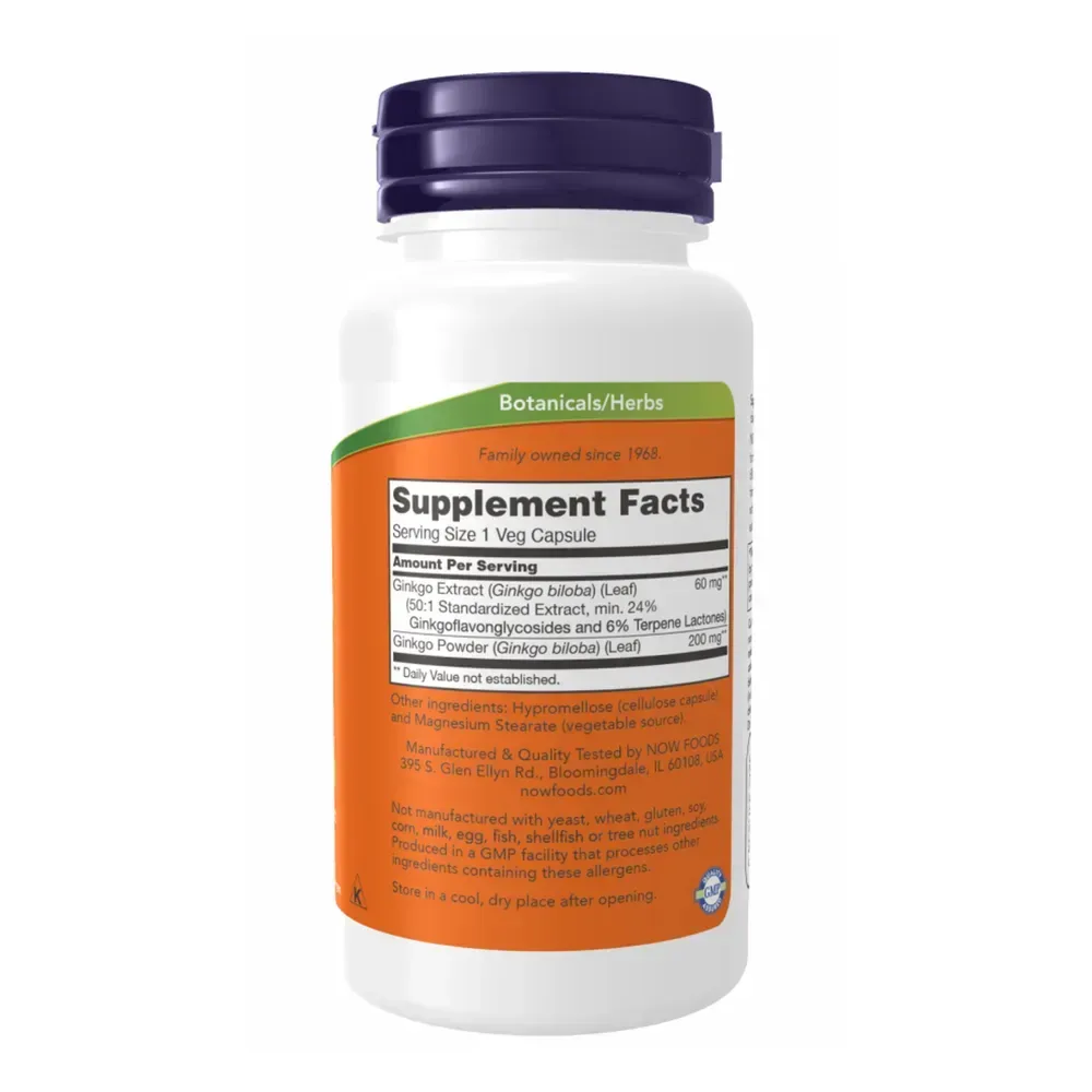 Ginkgo Biloba 60 mg - 120 vcaps