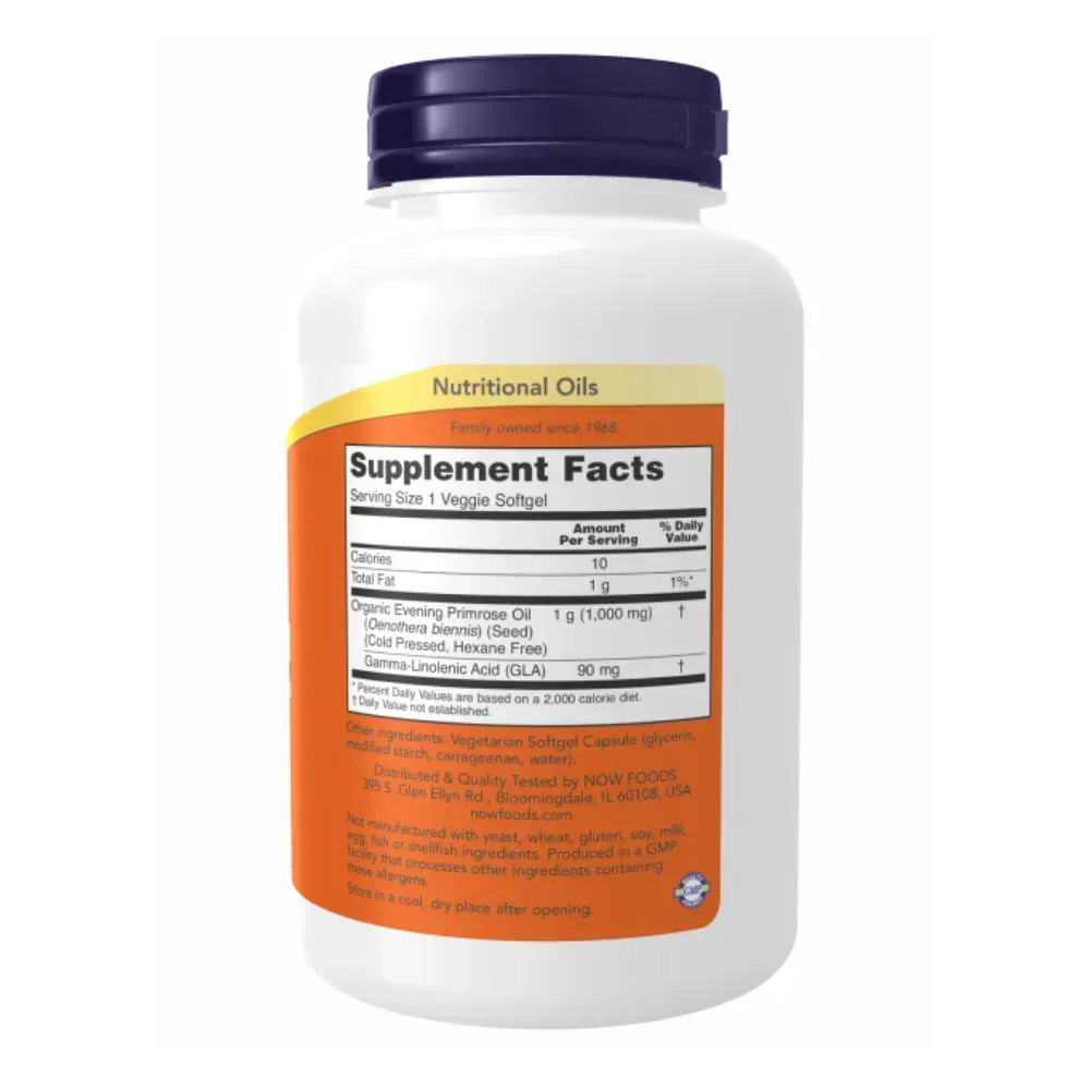 Evening Prim Oil Org 1000mg - 90 vgels