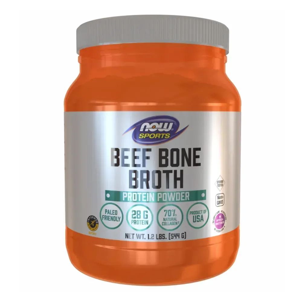NOW Foods Beef Bone Broth Pwd - 1.2 lbs