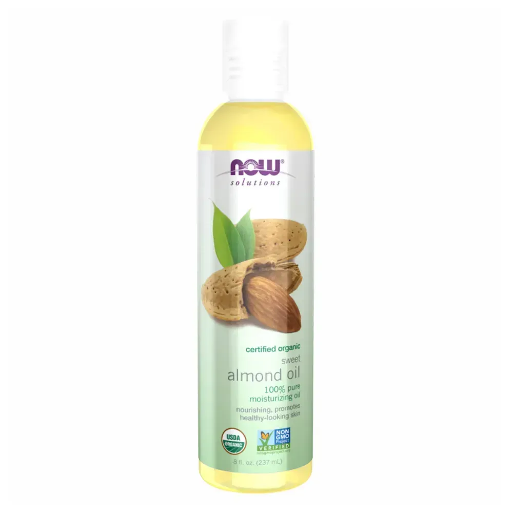 NOW Foods Organic Almond Oil - 8 oz
