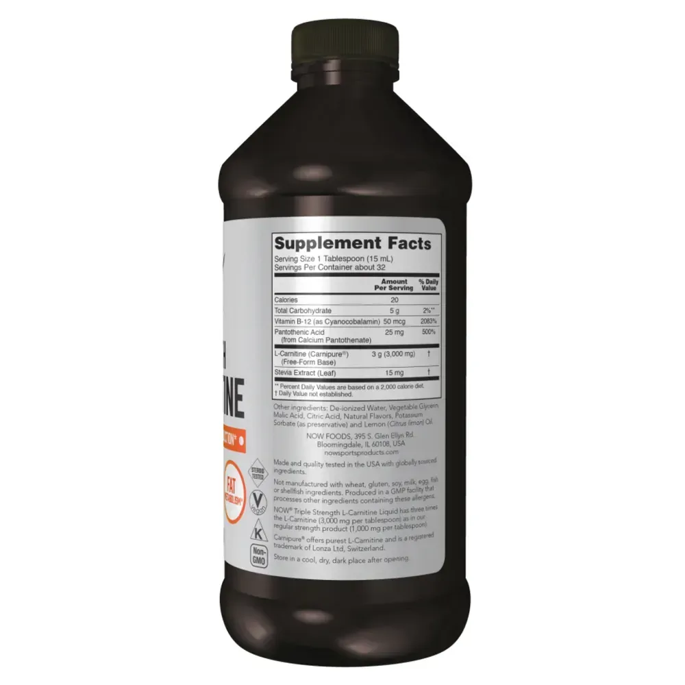 Carnitine Liquid 3000mg - 473ml