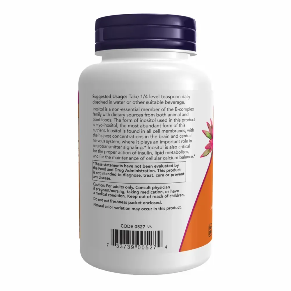 NOW Foods Inositol Powder - 4 oz, фото 3