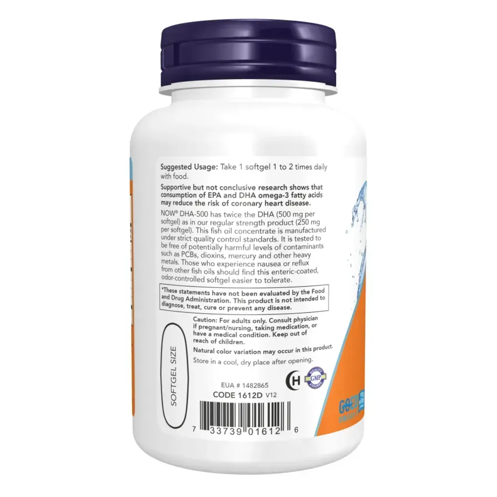 DHA 500mg - 180 sgels