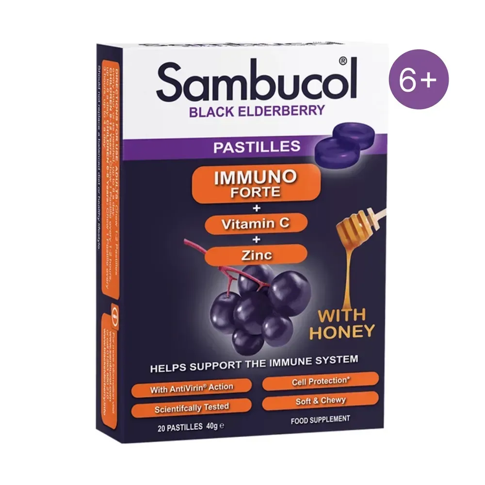 Sambucol Immuno Forte Pastilles - 20 pastilles