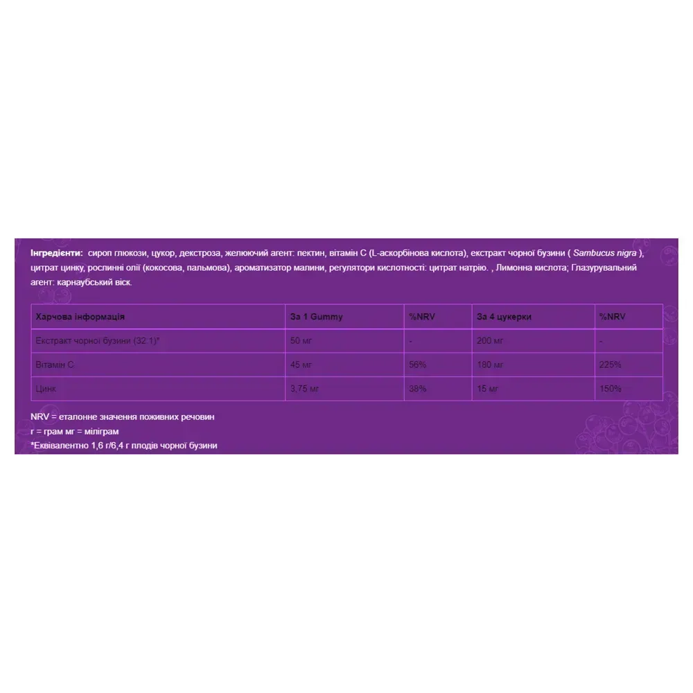 Sambucol Immuno Forte gummies - 30 gummies, фото 2