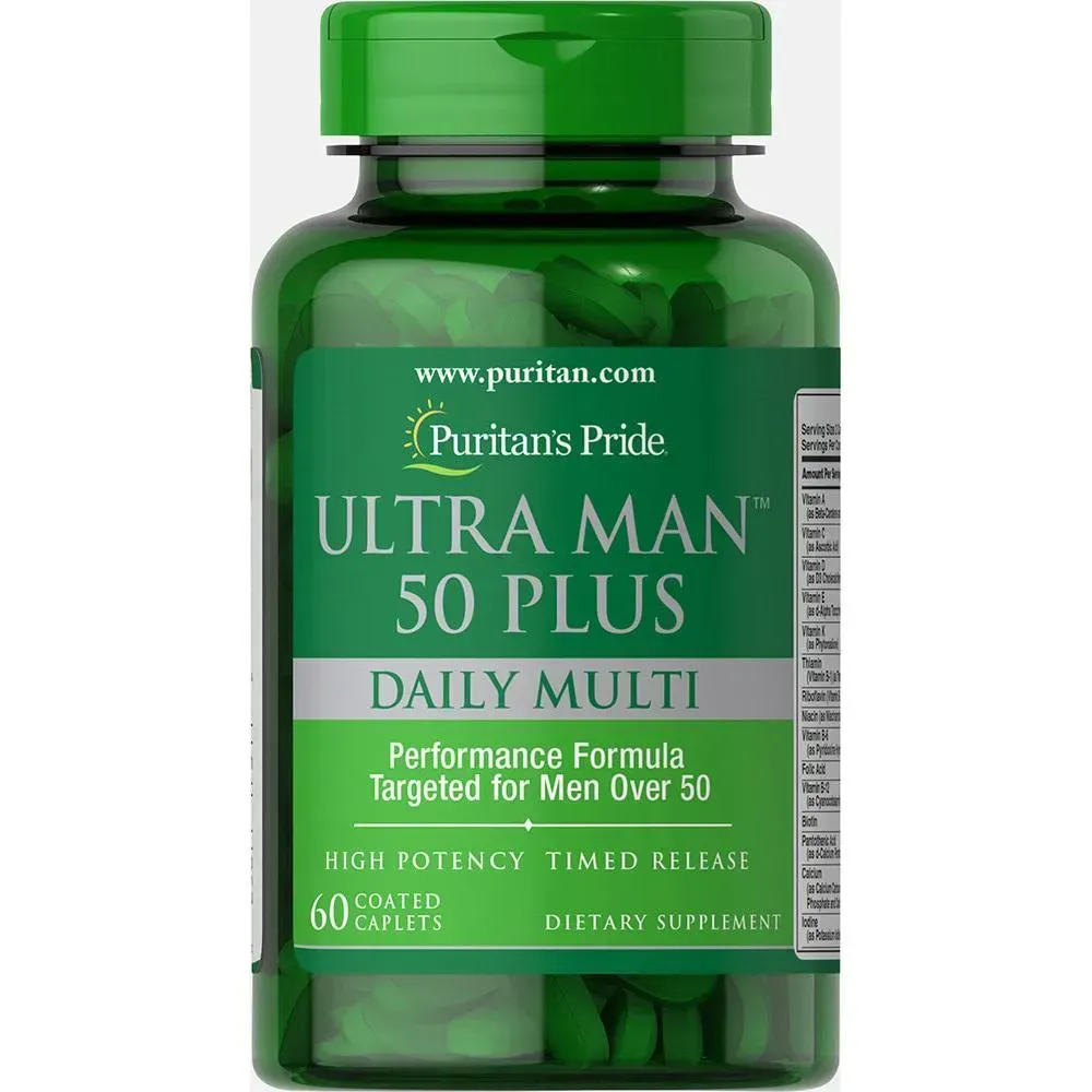 Puritans Pride Ultra Man™ 50 Plus - 60 Caplets