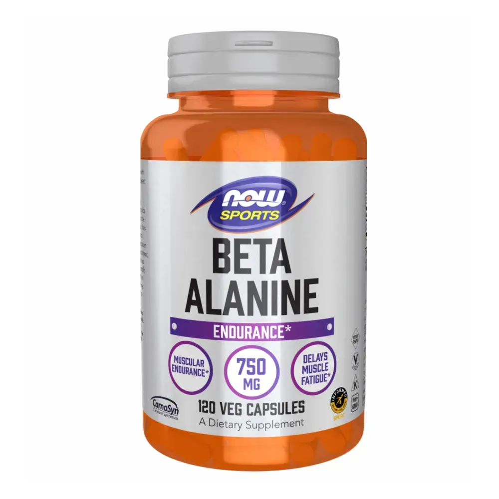 Бета-аланін Beta Alanine, 750 мг, упаковка 120 капсул