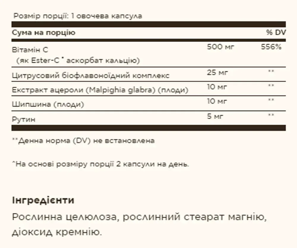 Ester-C® Plus 500 mg Vitamin C - 250 vcaps