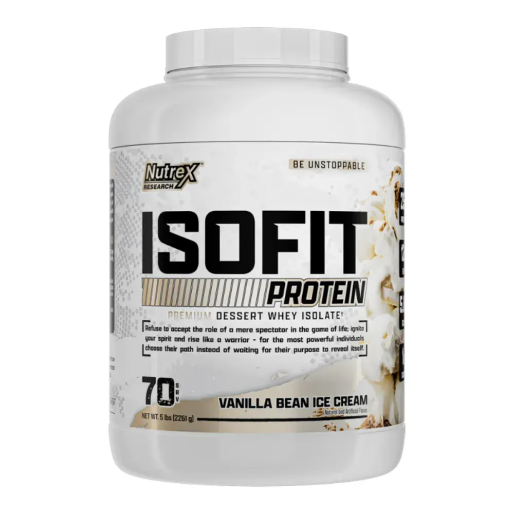 Nutrex Isofit - 70srv Vanilla Bean Ice Cream, Морозиво