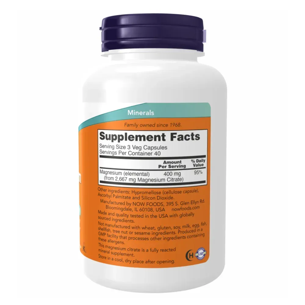 Magnesium Citrate - 240 vcaps