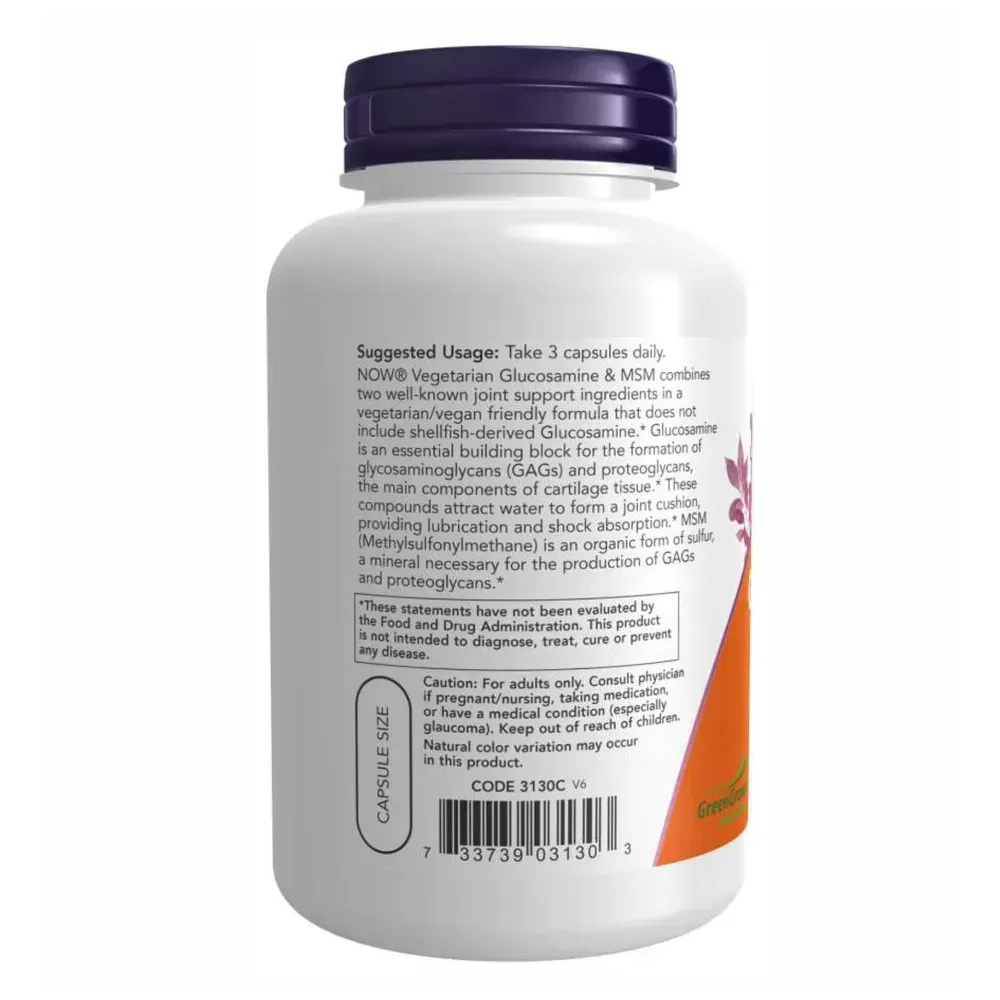 Veg Glucosamin & MSM 500/500 - 240 vcaps
