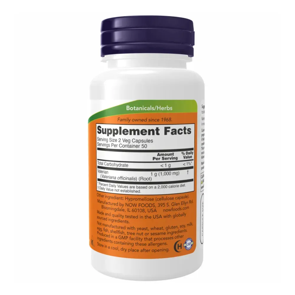Valerian Root 500mg - 250 vcaps