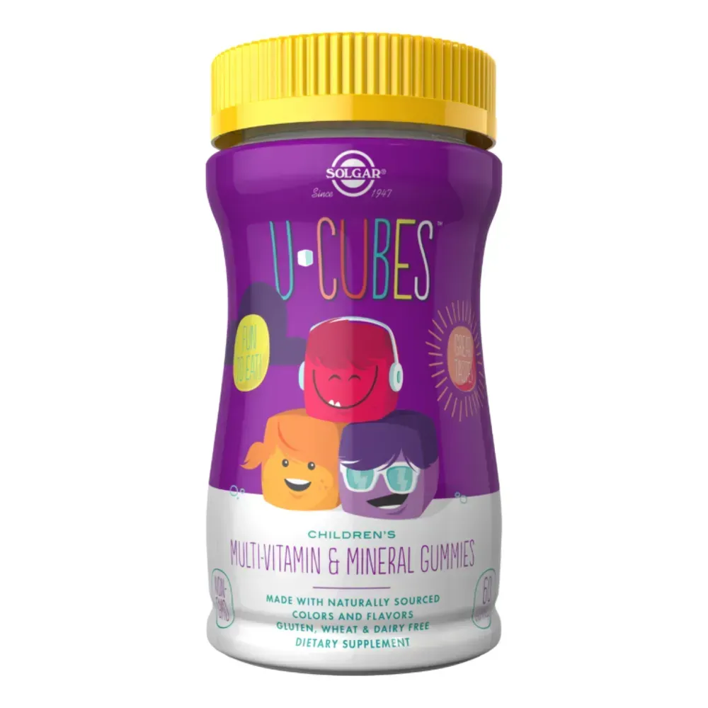 Solgar U-Cubes Children's Multi-Vitamin & Mineral - 60 Gummies
