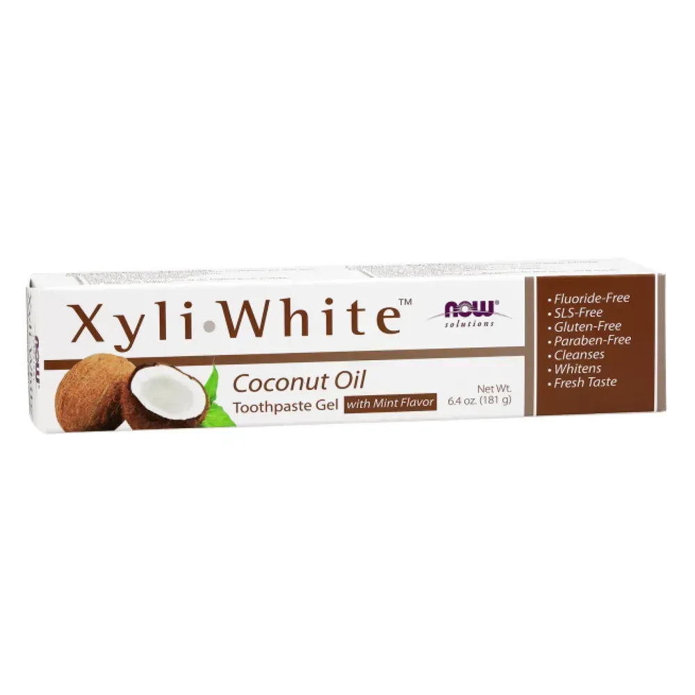 NOW Foods XyliWhite™ Coconut Oil Toothpaste Gel - 6.4oz
