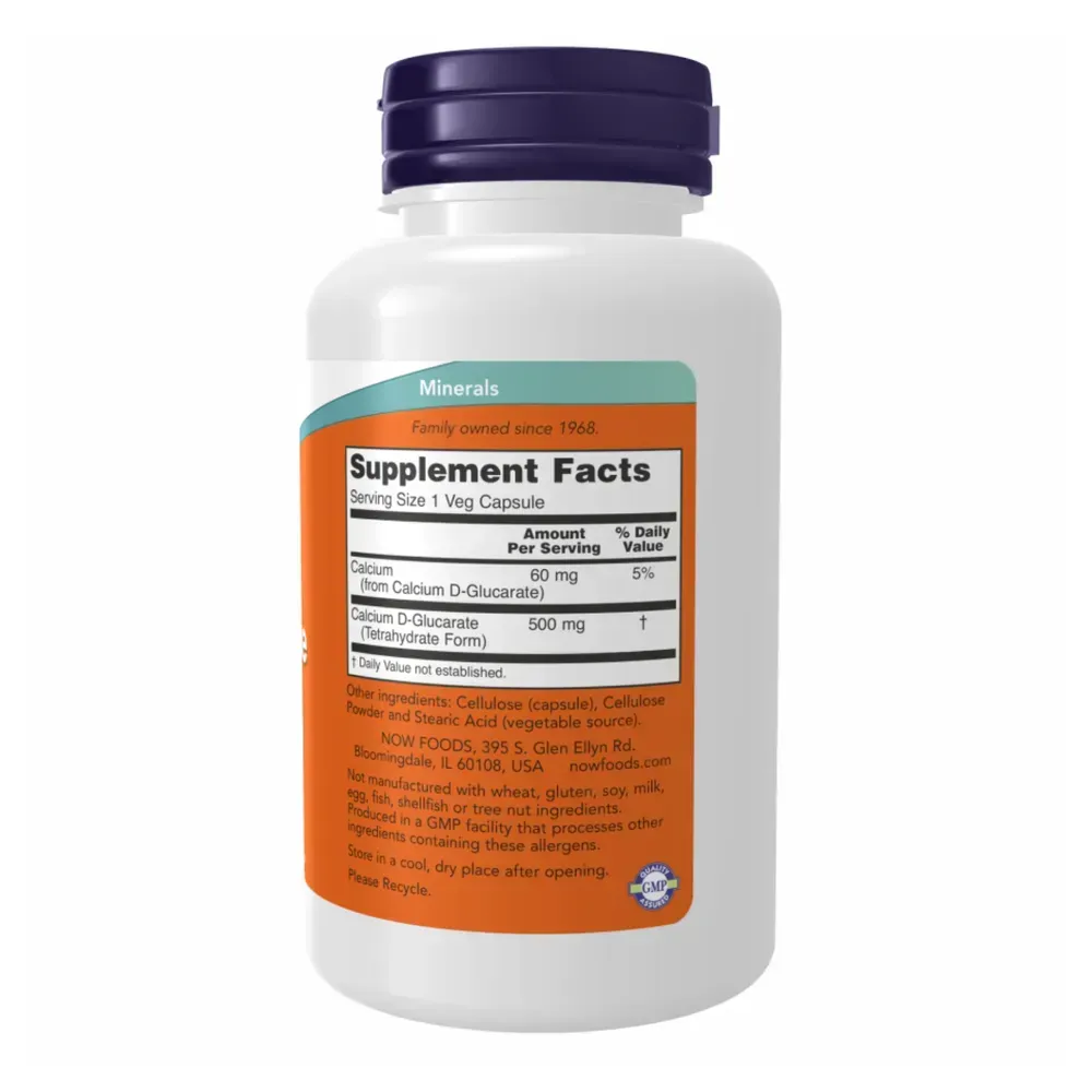 Calcium D-Glucarate 500mg - 90 vcaps