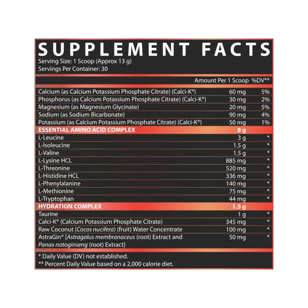 Nutrex EAA Hydration - 30srv It's Mango Time, фото 2