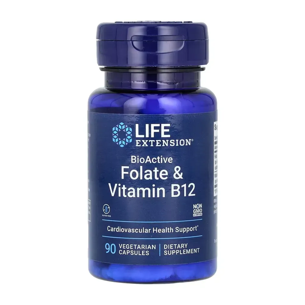 BioActive Folate & Vitamin B12 - 90 vcaps