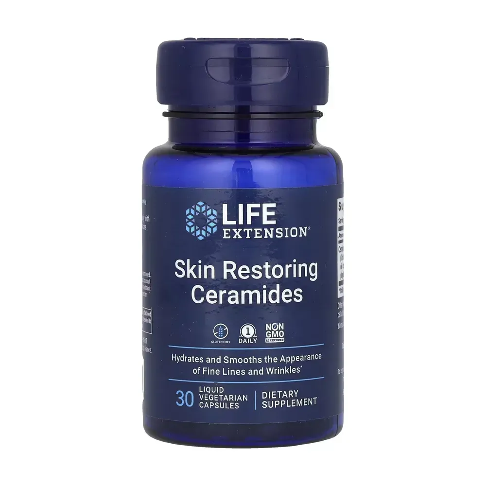 Life Extension Skin Restoring Ceramides - 30 liquid vcaps