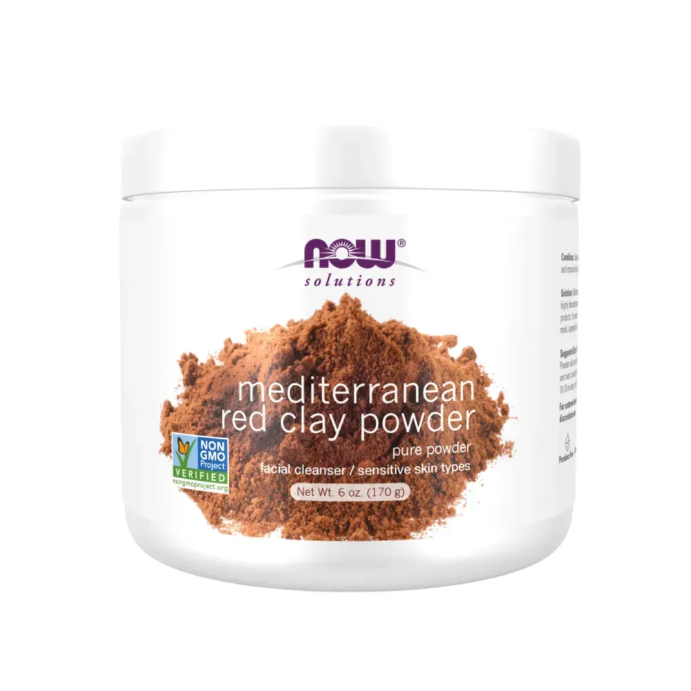 NOW Foods Red Clay Powder - 6 oz