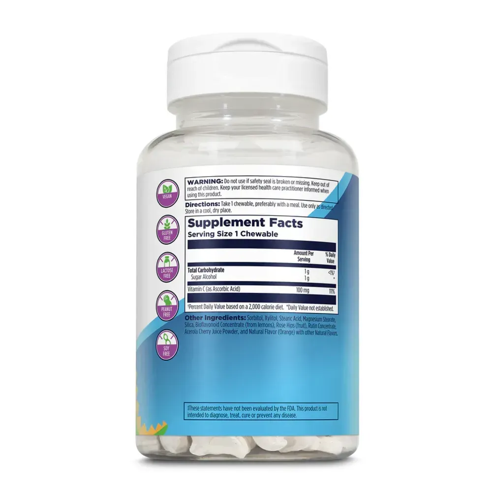 C-Rex 100mg - 100 chewable Orange
