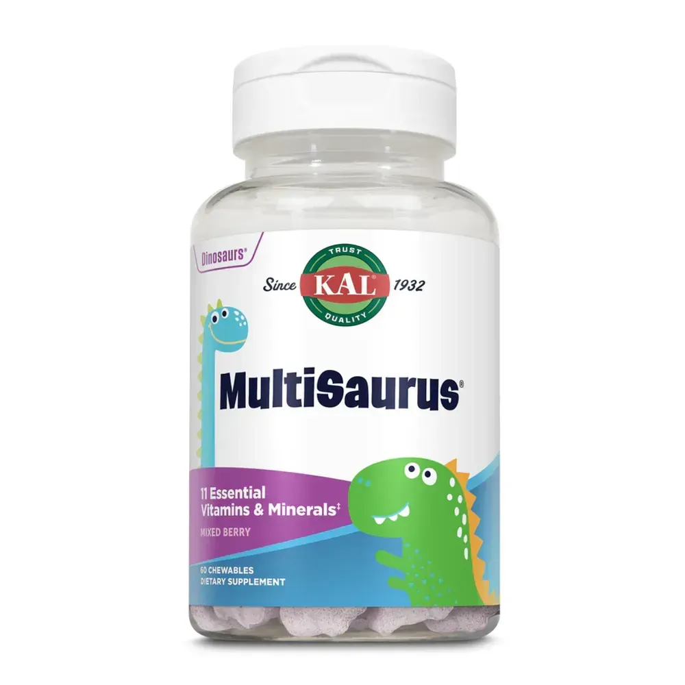 KAL MultiSaurus - 60 chewable Mixed Berry, Ягідний мікс