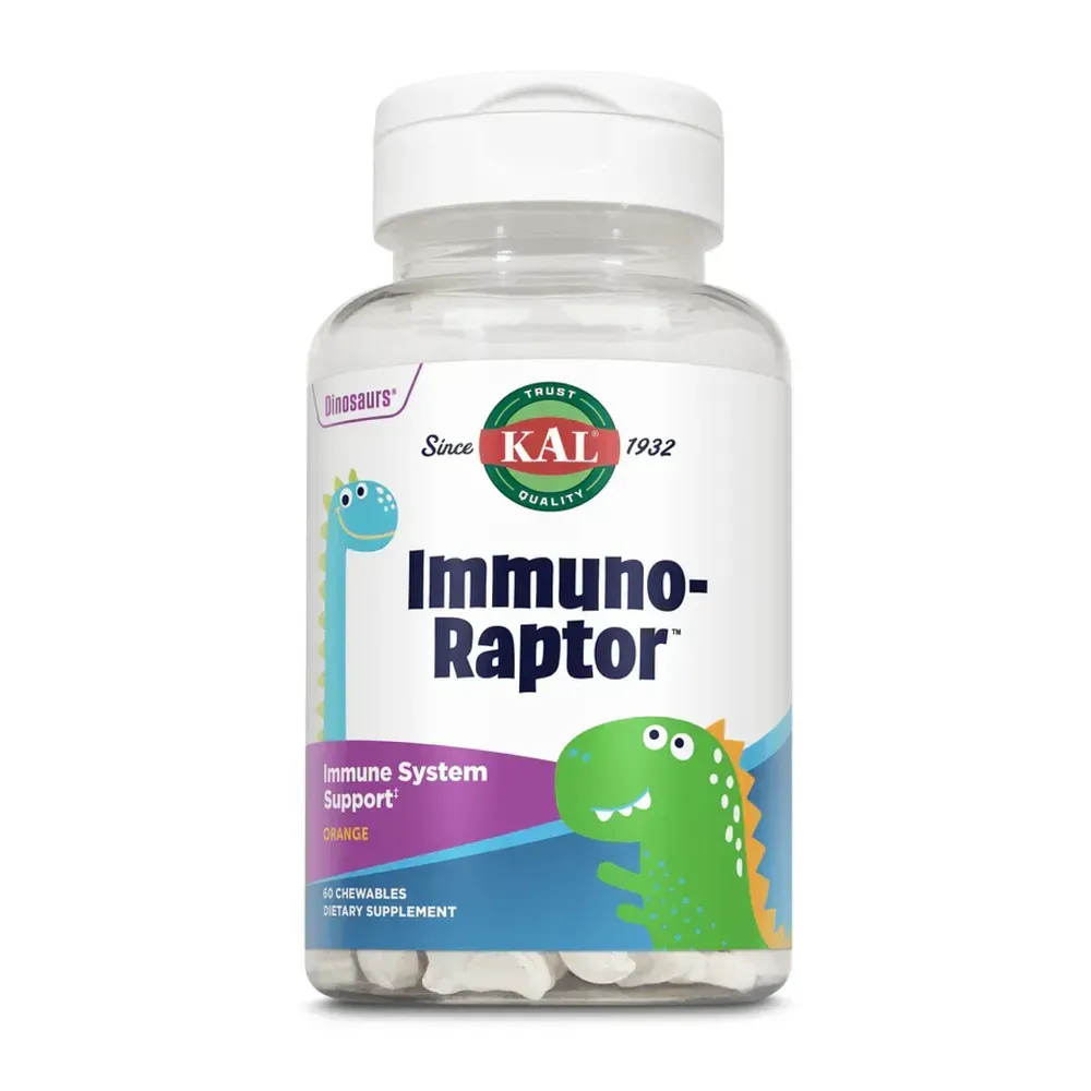 KAL Immuno-Raptor - 60 chewable Orange, Апельсин
