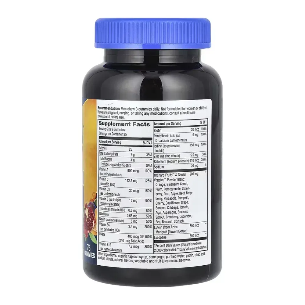 Nature's Way Men's 50+ Premium Multivitamin - 75 gummies, фото 2