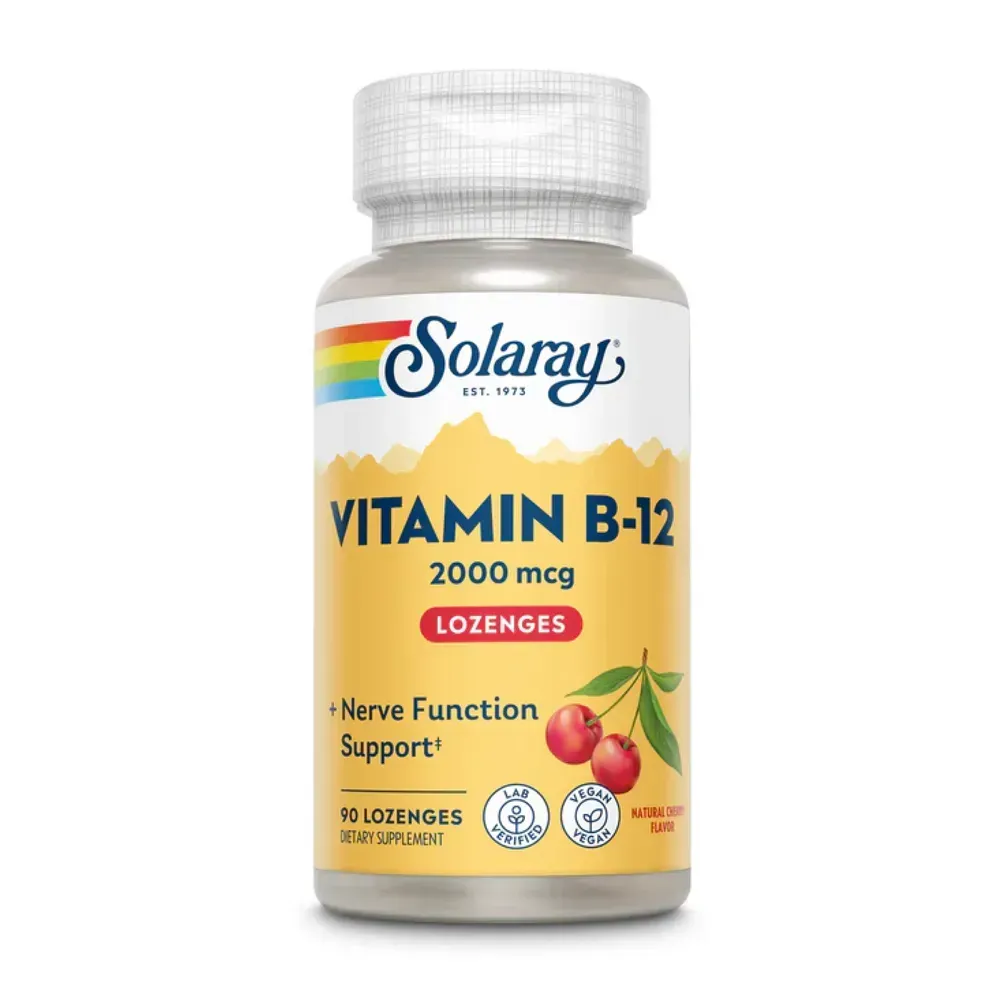Vitamin B-12 2000mcg - 90 lozenges Natural Cherry