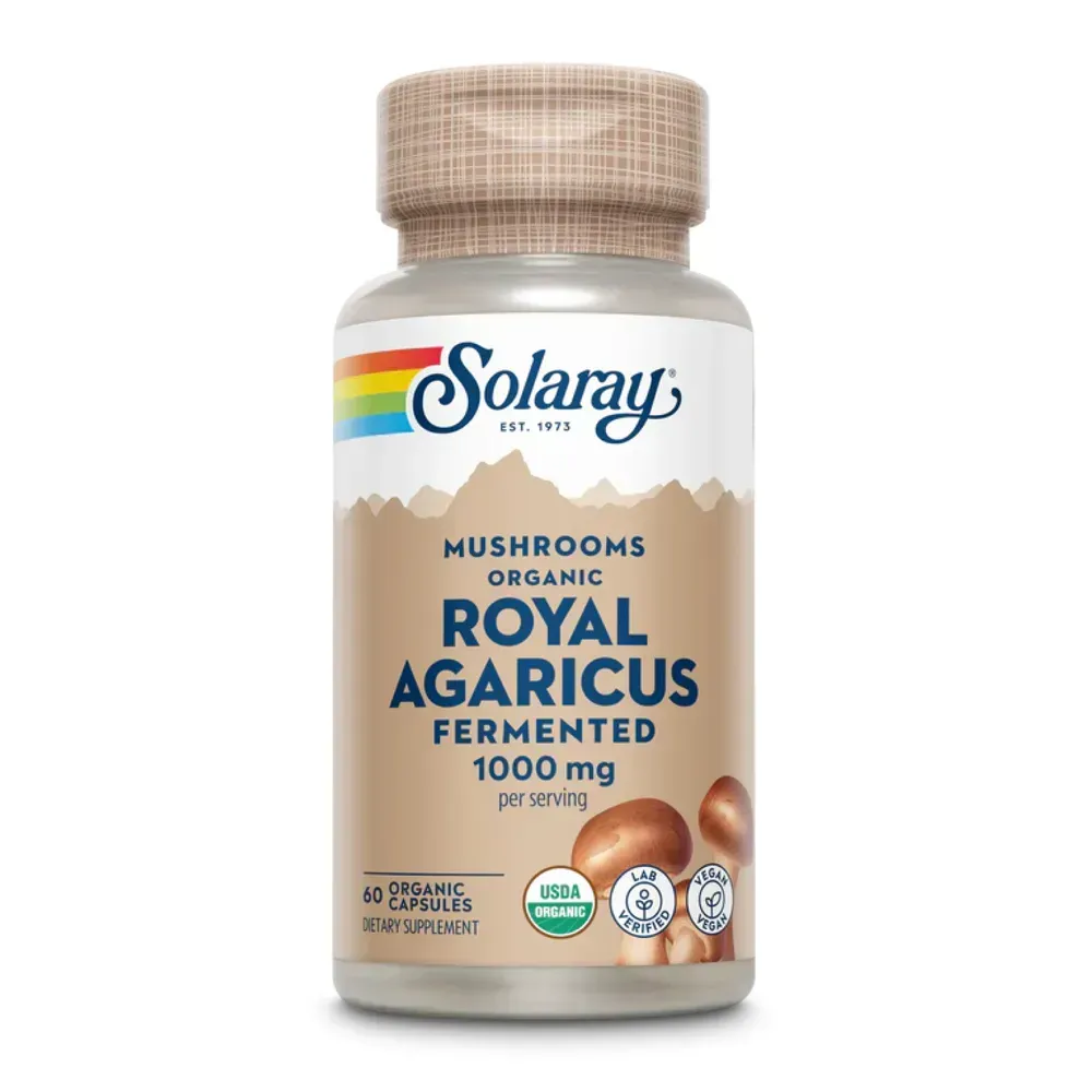Org Grown Fermented Royal Agaricus 1000mg - 60 caps
