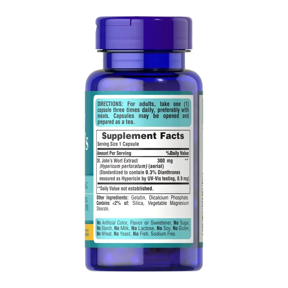 St. Johns Wort Standardized Extract 300mg - 100 caps