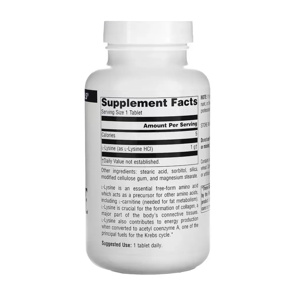 L-Lysine 1000mg - 100 tabs