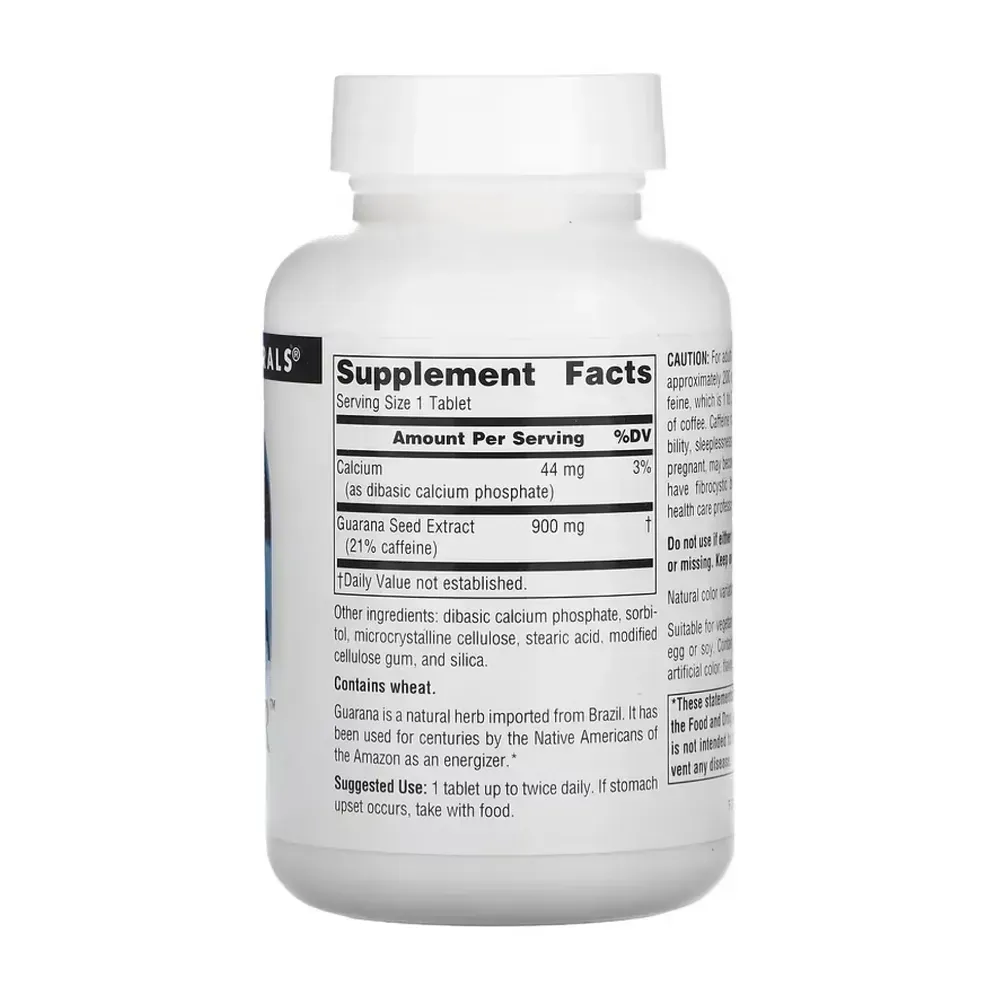 Guarana Energizer™ 900mg - 60 tabs