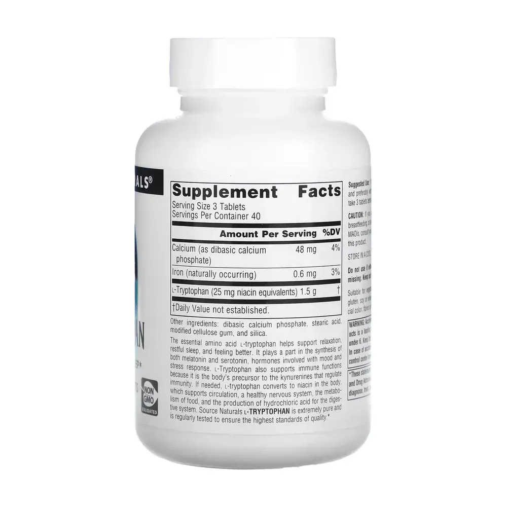 L-Tryptophan 500mg - 120 tabs