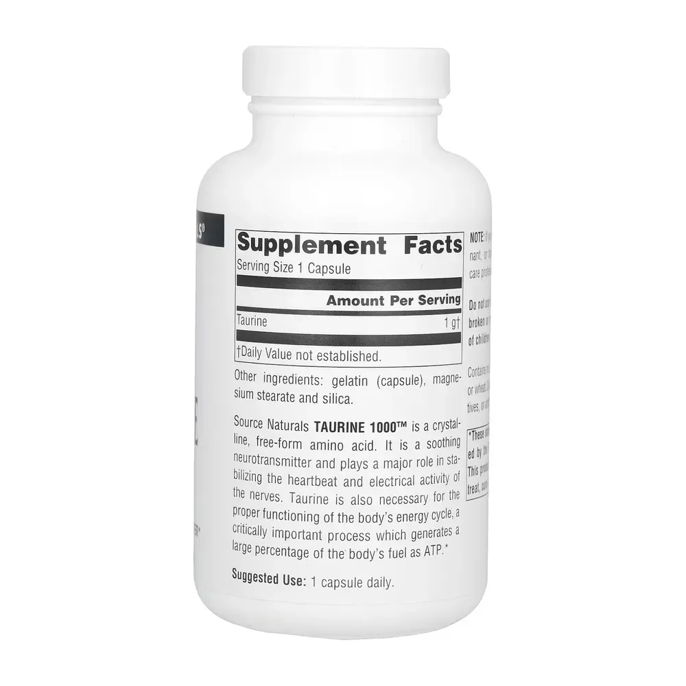 Taurine 1000™ 1000mg - 120 caps