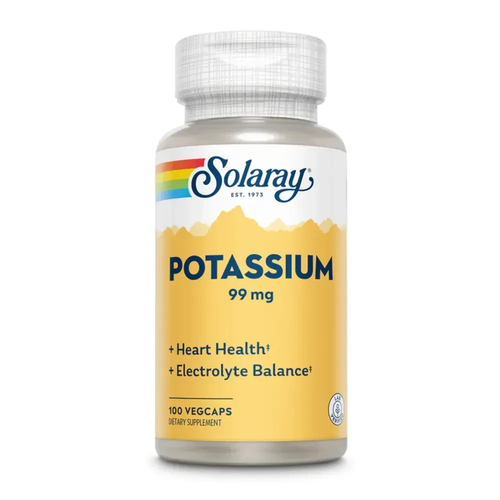 Калій Potassium, 99 мг, упаковка 100 рослинних капсул