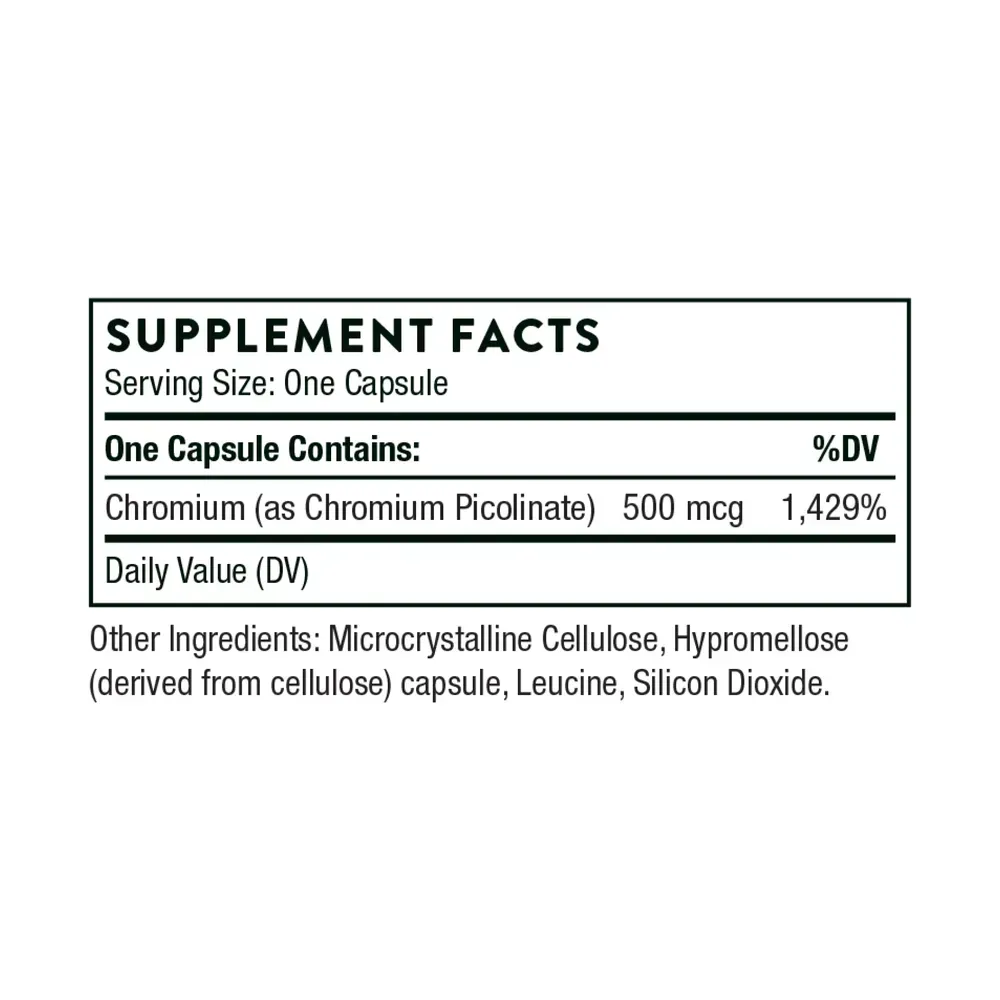 Chromium Picolinate - 60 caps