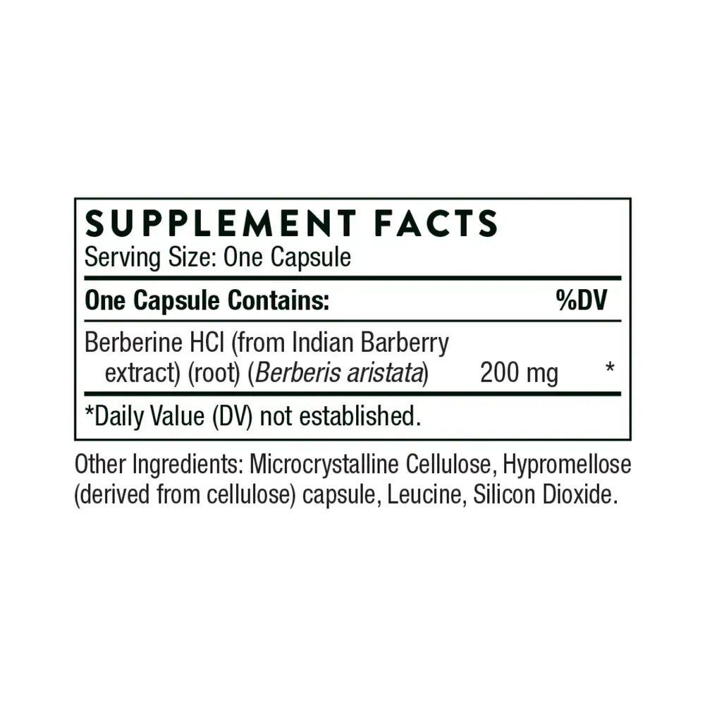 Berberine 200 mg (formerly Berbercap) - 60 caps