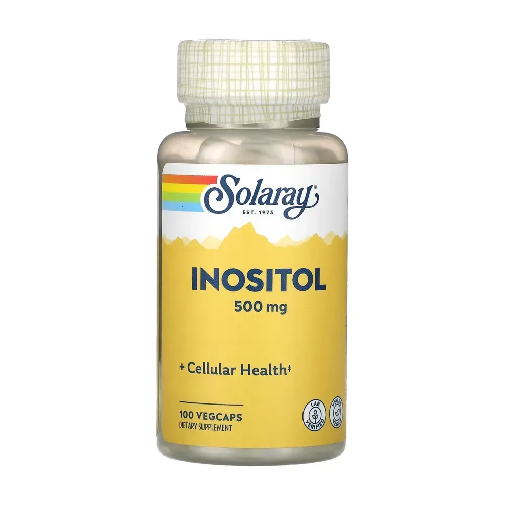 Inositol 500 mg, 100 рослинних капсул
