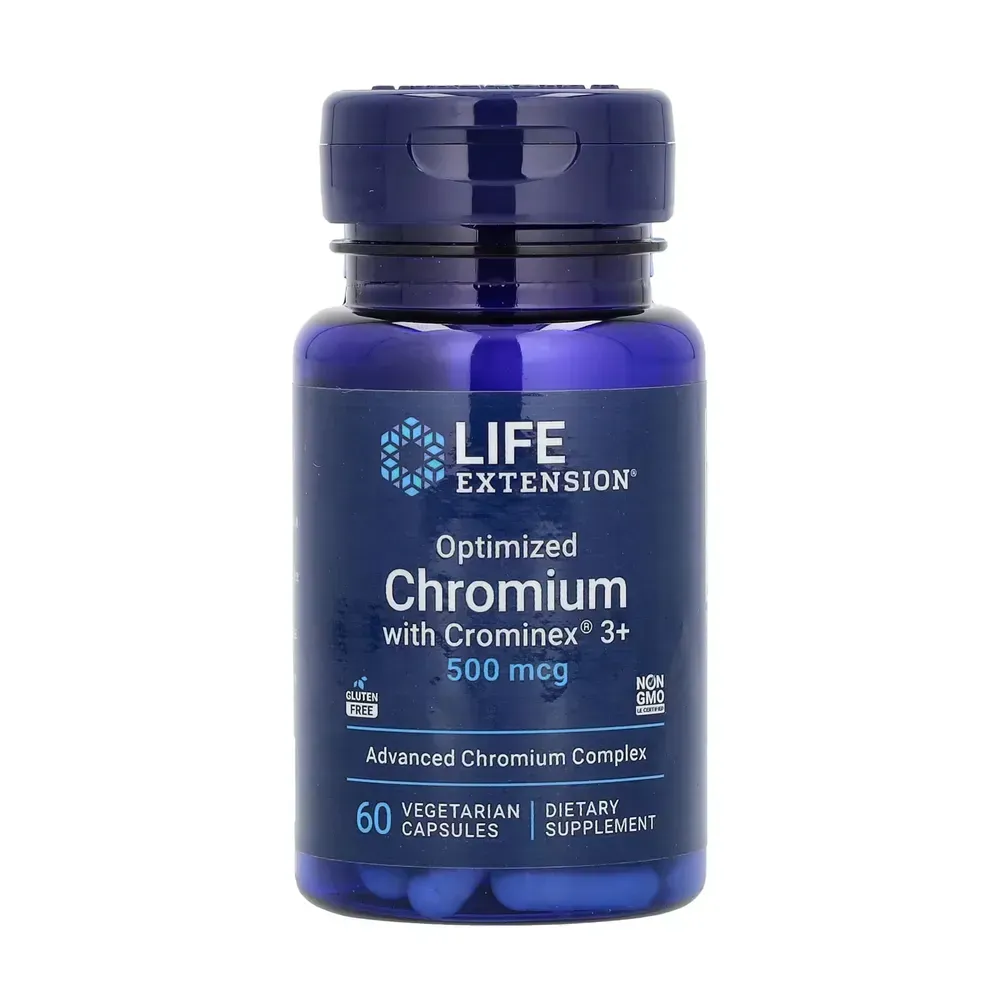 Optimized Chromium with Crominex® 3+ 500 mcg - 60 vcaps