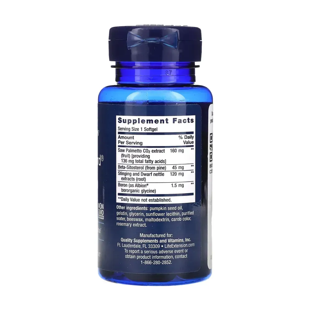 PalmettoGuard® Saw Palmetto/Nettle Root Formula with Beta-Sitosterol - 60 softgels