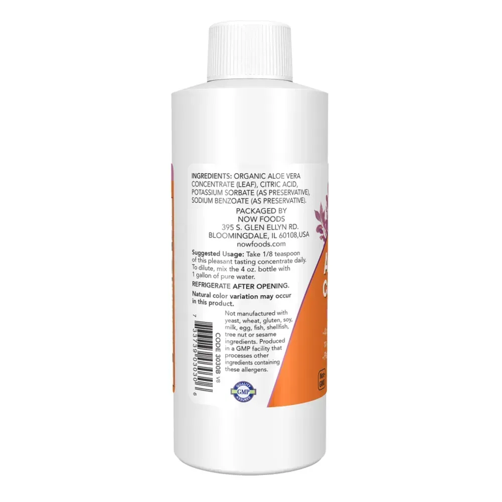 NOW Foods Aloe Vera Concentrate - 4 Oz, фото 3