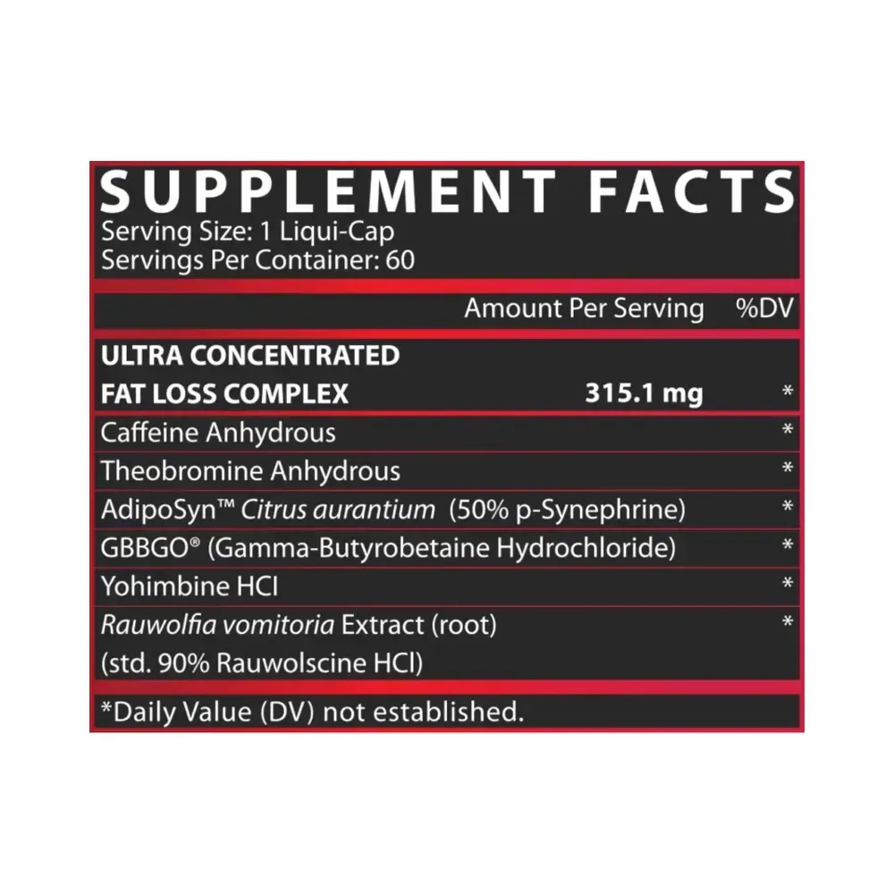 Lipo 6 Black Ultra Concentrate - 60 caps (EU version)