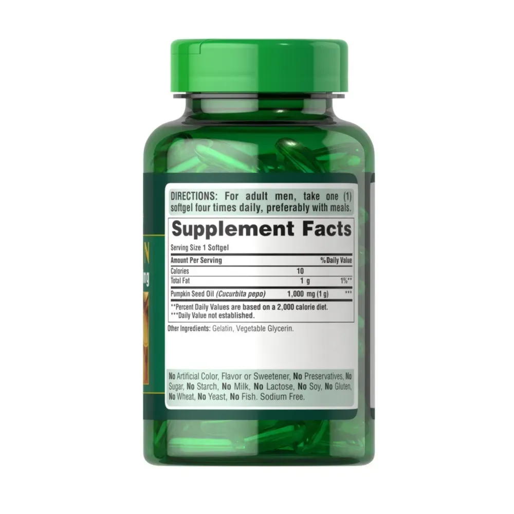 Pumpkin Seed oil 1000mg - 100 softgels