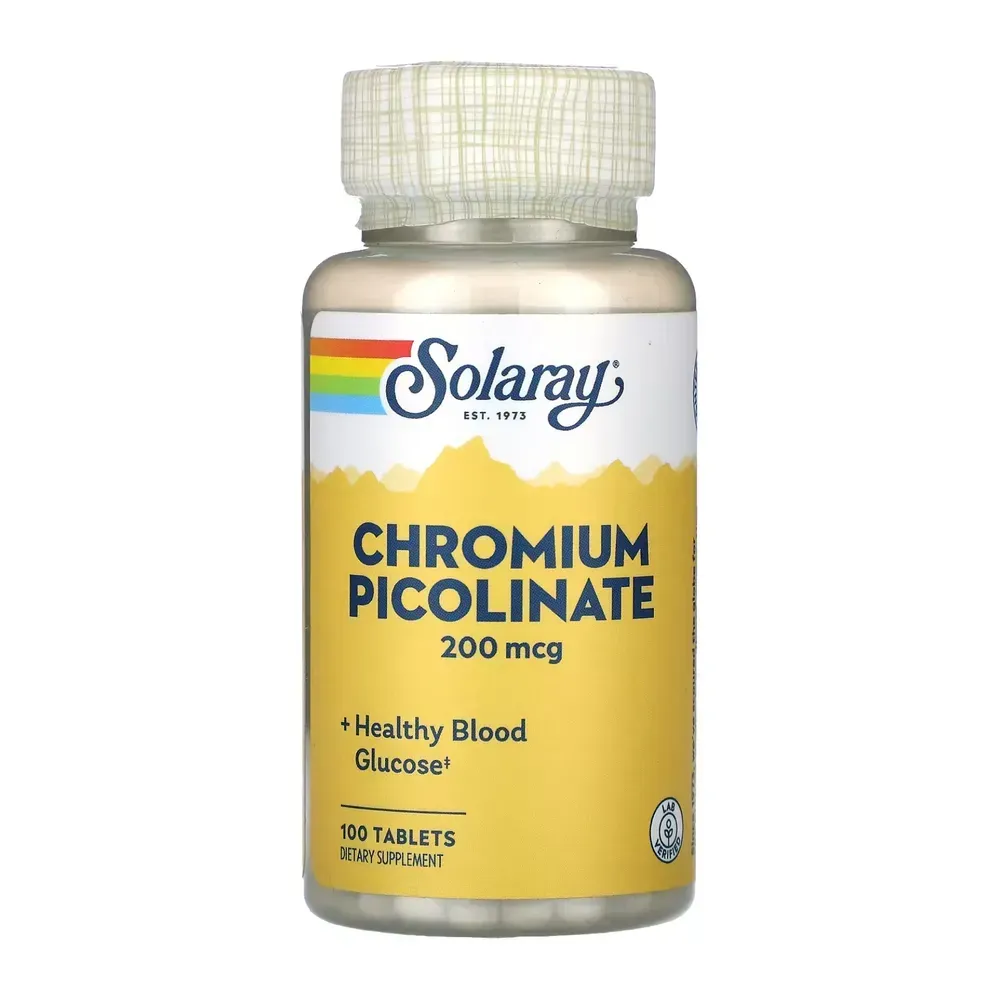 Chromium Picolinate 200mcg - 100 tabs