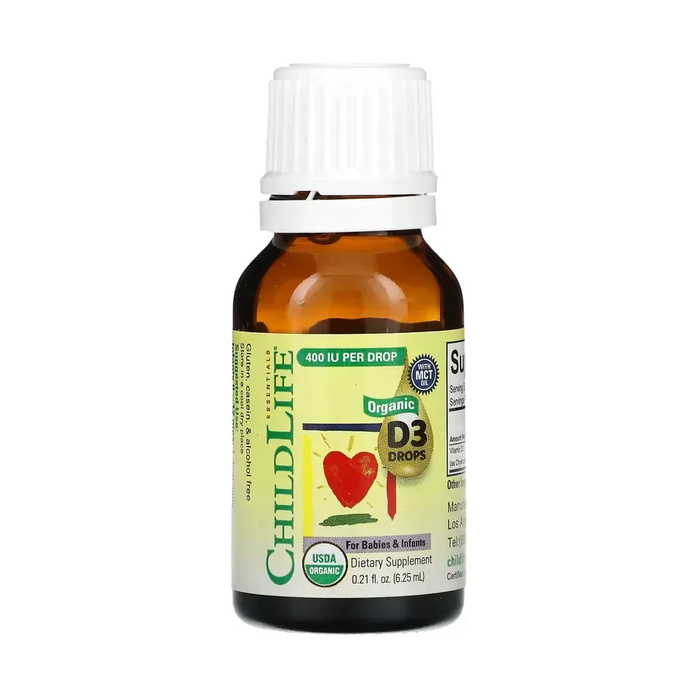 Organic Vitamin D3 Drops - 6.25 ml