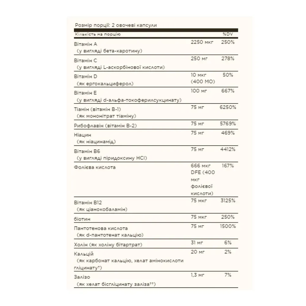 Formula VM-75® - 60 vcaps