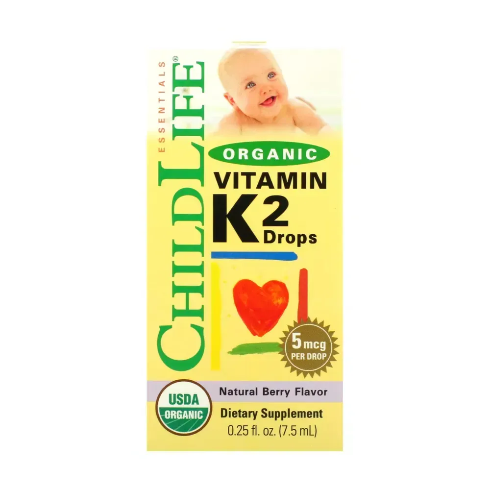 Organic Vitamin K2 Liquid - 7.5ml Natural Berry